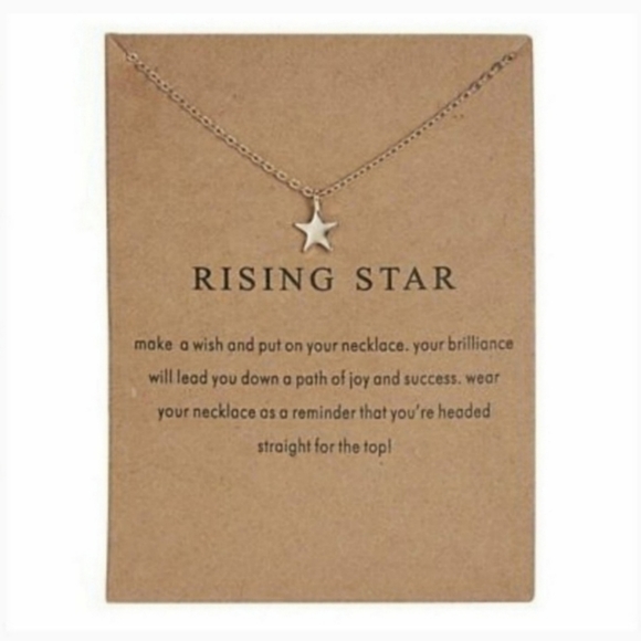 Jewelry - Gold "Rising Star" Star Pendant Necklace